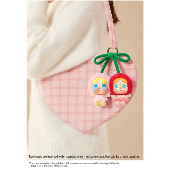 New CRYBABY Crying For Love Series-Vinyl Plush Hanging Card (Love You Cherry Muc - Picture 7 of 8